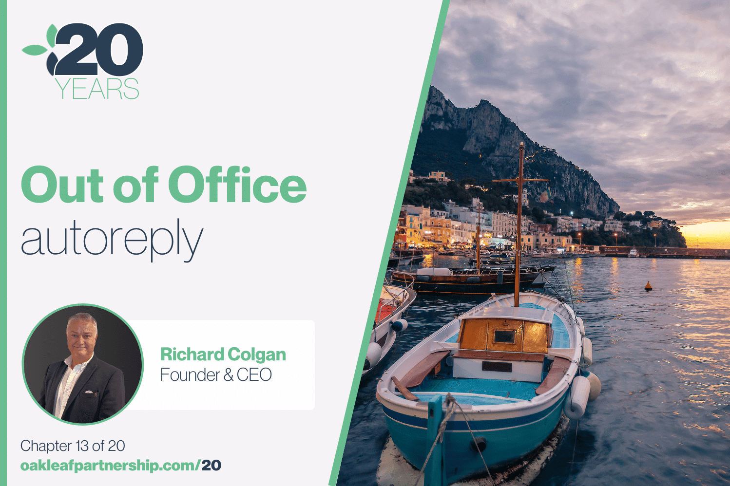 Week 13: Out of Office: autoreply
